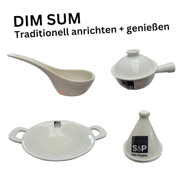 S&P Servierset DIM SUM 12-teilig, für Sushi und Tapas