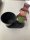 50 Stück Glücksfigur Schornsteinfeger, Keramik mit Blumentopf, 12 cm hoch
